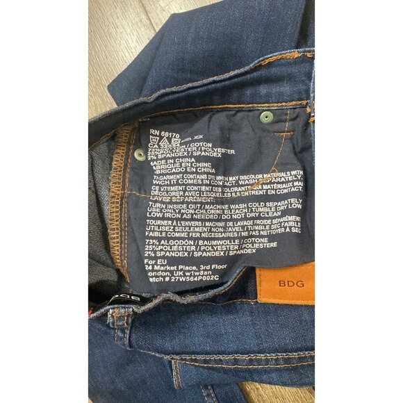 BDG Dark Wash Slim Jeans Size 25 EUC 2238 - Picture 4 of 5
